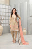 Tawakkal Mahjabeen Stitched Lawn Collection 2022  – D-6747