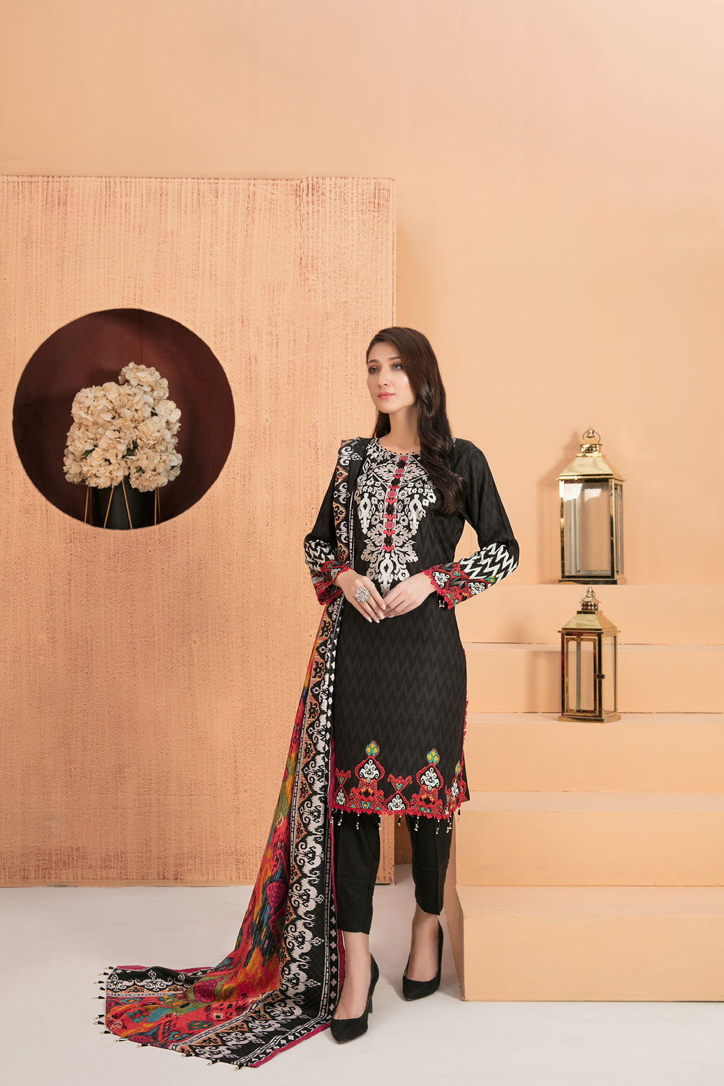 Tawakkal Moira Embroidered Linen Collection D-7530 YourLibaas Tawakkal Moira Embroidered Linen Collection D-7530 YourLibaas