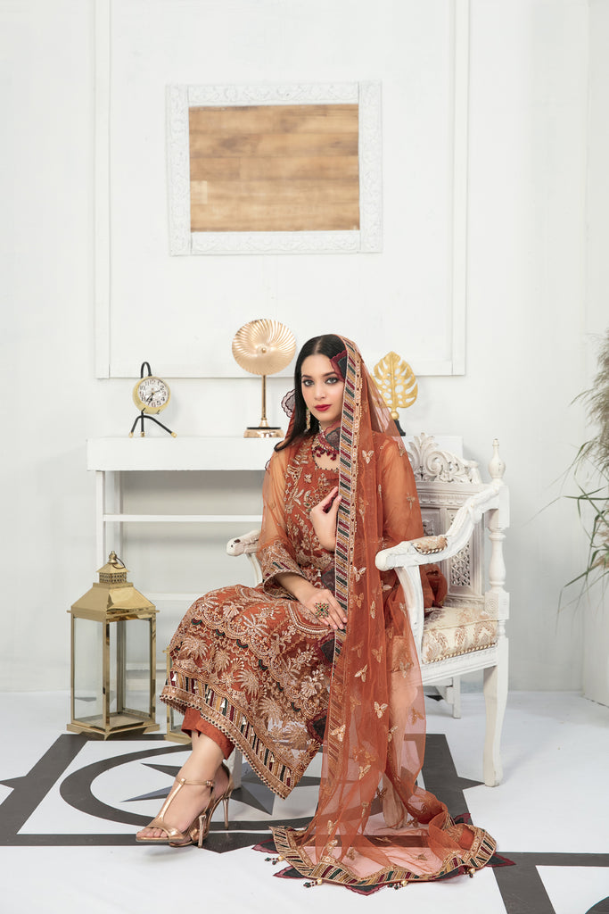 Tawakkal Neshama Semi-Stitched Chiffon Collection – D-7700