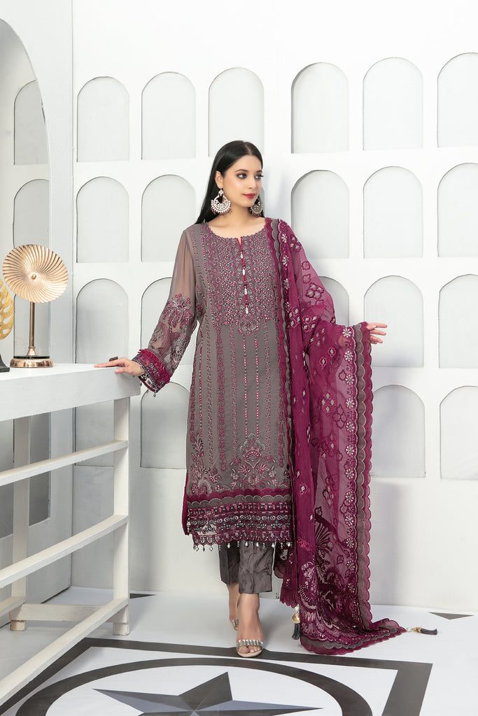 Tawakkal Neshama Semi-Stitched Chiffon Collection – D-7701