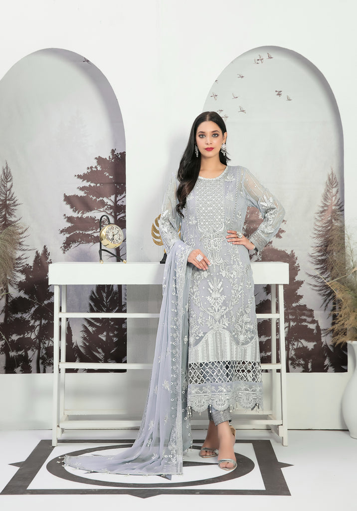 Tawakkal Neshama Semi-Stitched Chiffon Collection – D-7702