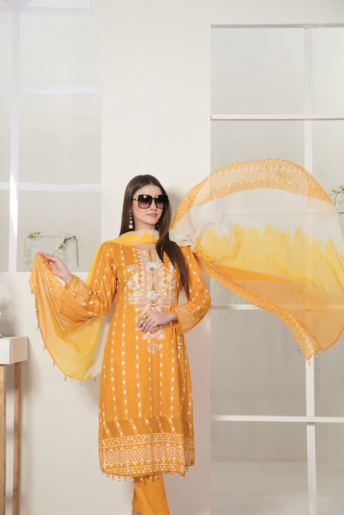 Tawakkal Titania Lawn Collection 2022 – D-7096