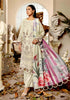 Tehzeeb by Riaz Arts · Embroidered Leather Peach Shirt with Digital Pashmina Shawl – LP-18