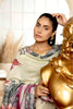 Tehzeeb by Riaz Arts · Embroidered Leather Peach Shirt with Digital Pashmina Shawl – LP-18