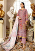 Tehzeeb by Riaz Arts · Embroidered Leather Peach Shirt with Digital Pashmina Shawl – LP-20