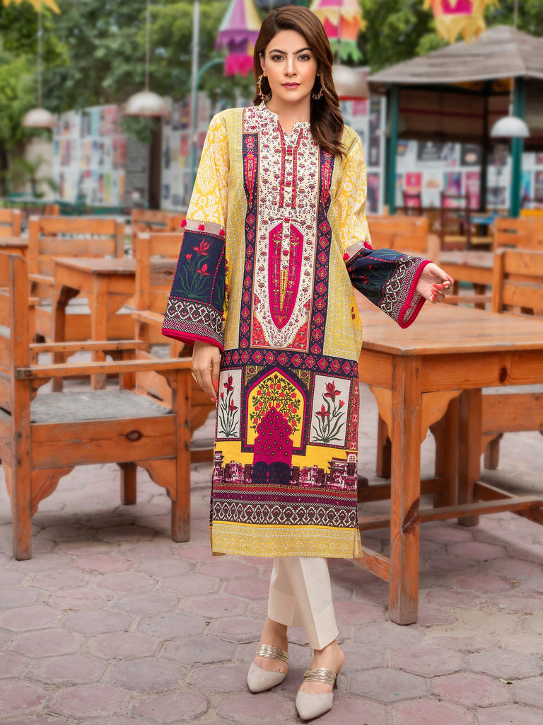 Limelight Cambric Collection 2019 – Cambric Shirt – U0760-SSH-YLW