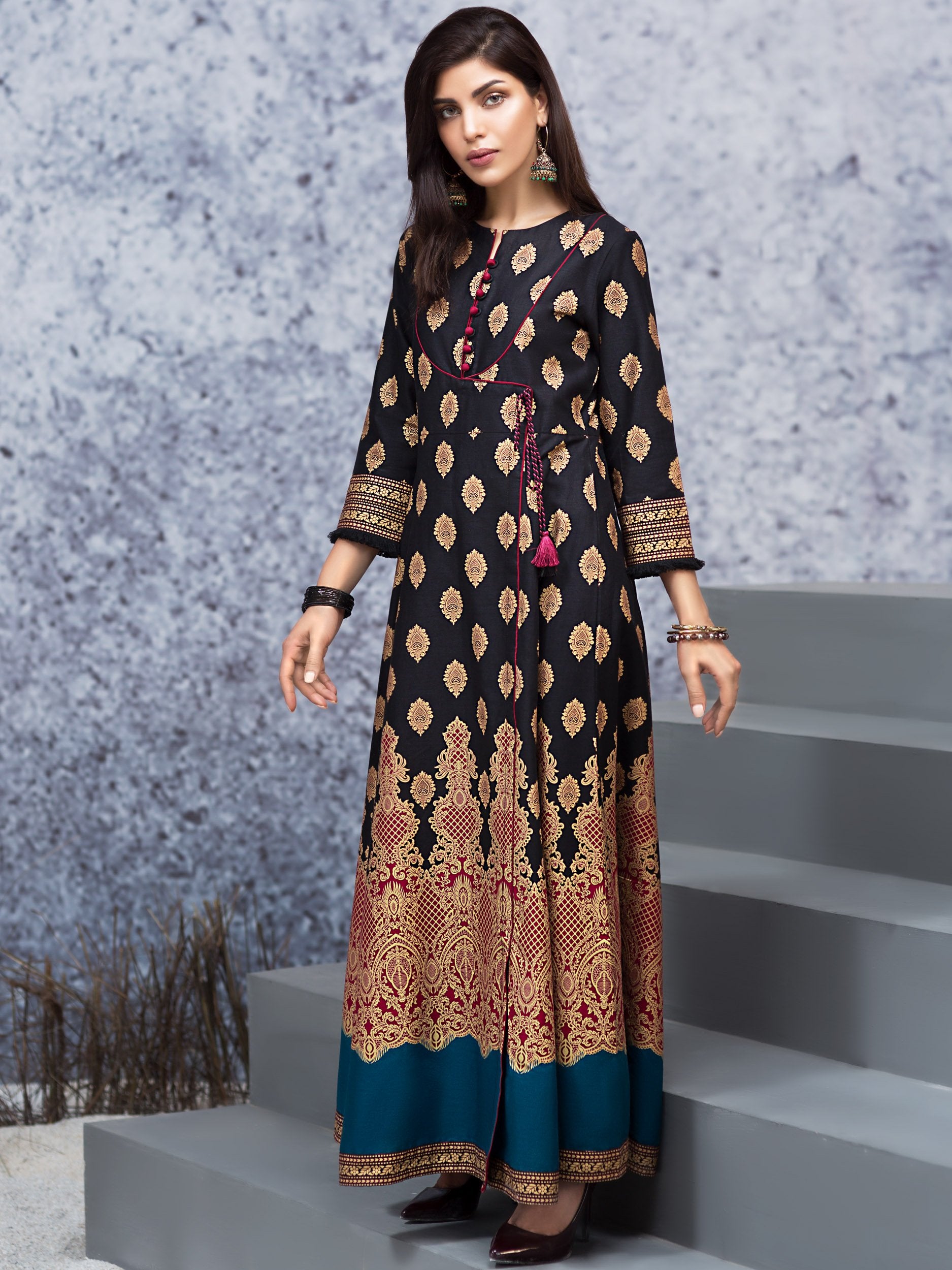 Limelight Winter Collection 2019 Winter Cotton Shirt U0908-SSH-BLK YourLibaas Limelight Winter Collection 2019 Winter Cotton Shirt U0908-SSH-BLK YourLibaas