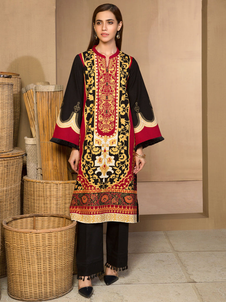 Limelight Winter Collection 2019 – Slub Khaddar Shirt – U0939-SSH-BLK