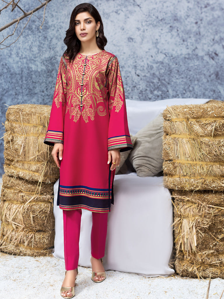 Limelight Winter Collection 2019 – Winter Cotton Shirt – U0942-SSH-PNK
