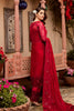 Imrozia Grandeur Ecstasy Luxury Eid Chiffon Collection 2019 – 709 The Heartthrob Red