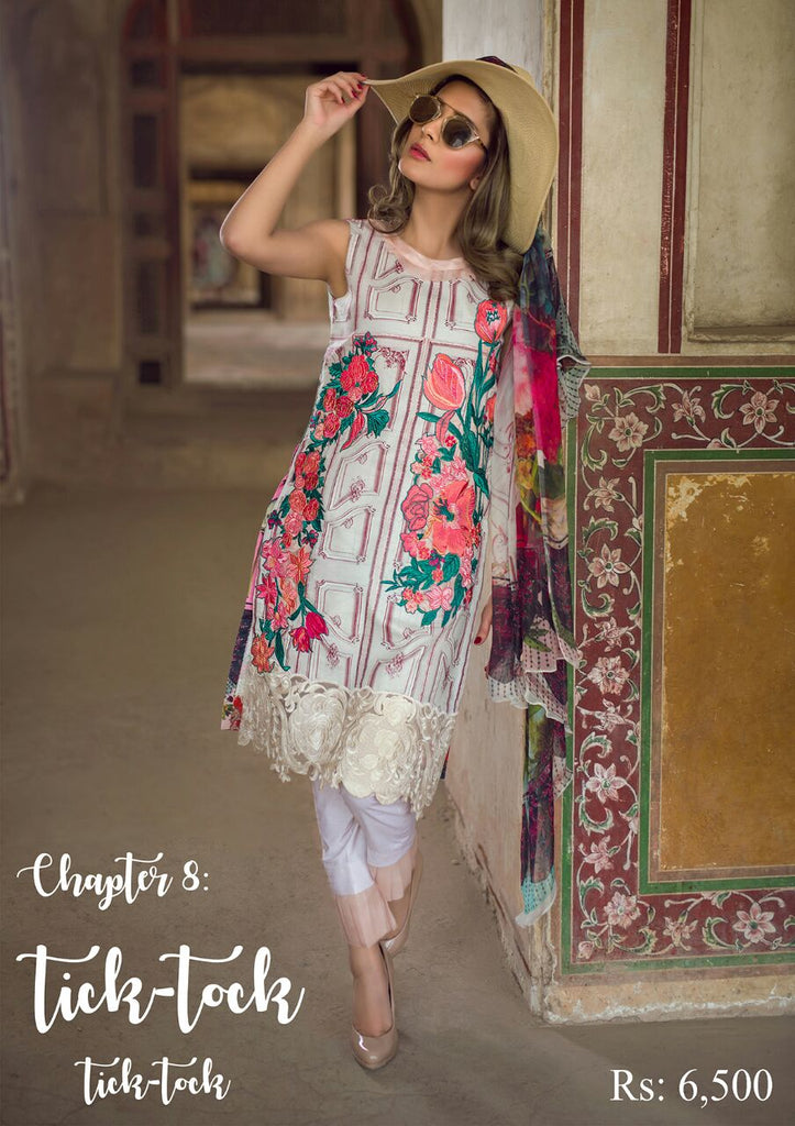 Asifa & Nabeel Spring/Summer Tourist Lawn 2018 – Chapter: 8 – Tick Tock