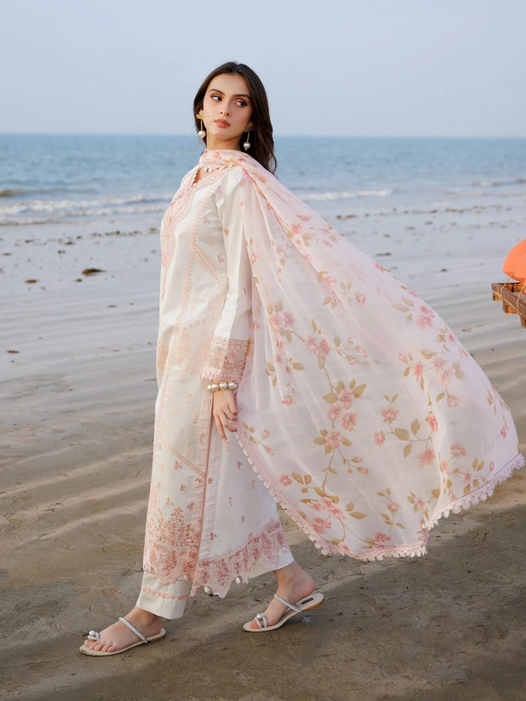 Aabyaan Saagar Luxury Festive Lawn Collection 2024 – SAMAR (AF-02)