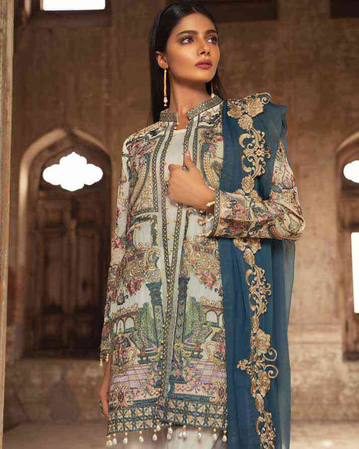 Adan's Libas Gulzar Manzil Swiss Voil Collection – Gull Lumhi (A) | 1036-A