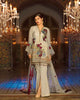 Mah E Rooh Luxury Chiffon Embroidered Formal Collection 2018 – 06 - Ivory (Chantilly Chiffon)