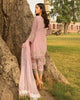 Mah E Rooh Luxury Chiffon Embroidered Formal Collection 2018 – Rose Pink (Chantilly Chiffon)