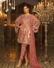 Mah E Rooh Luxury Chiffon Embroidered Formal Collection 2018 – Coral (Chantilly Chiffon)