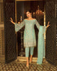 Mah E Rooh Luxury Chiffon Embroidered Formal Collection 2018 – 08 - Light Turqouise (Chantilly Chiffon)
