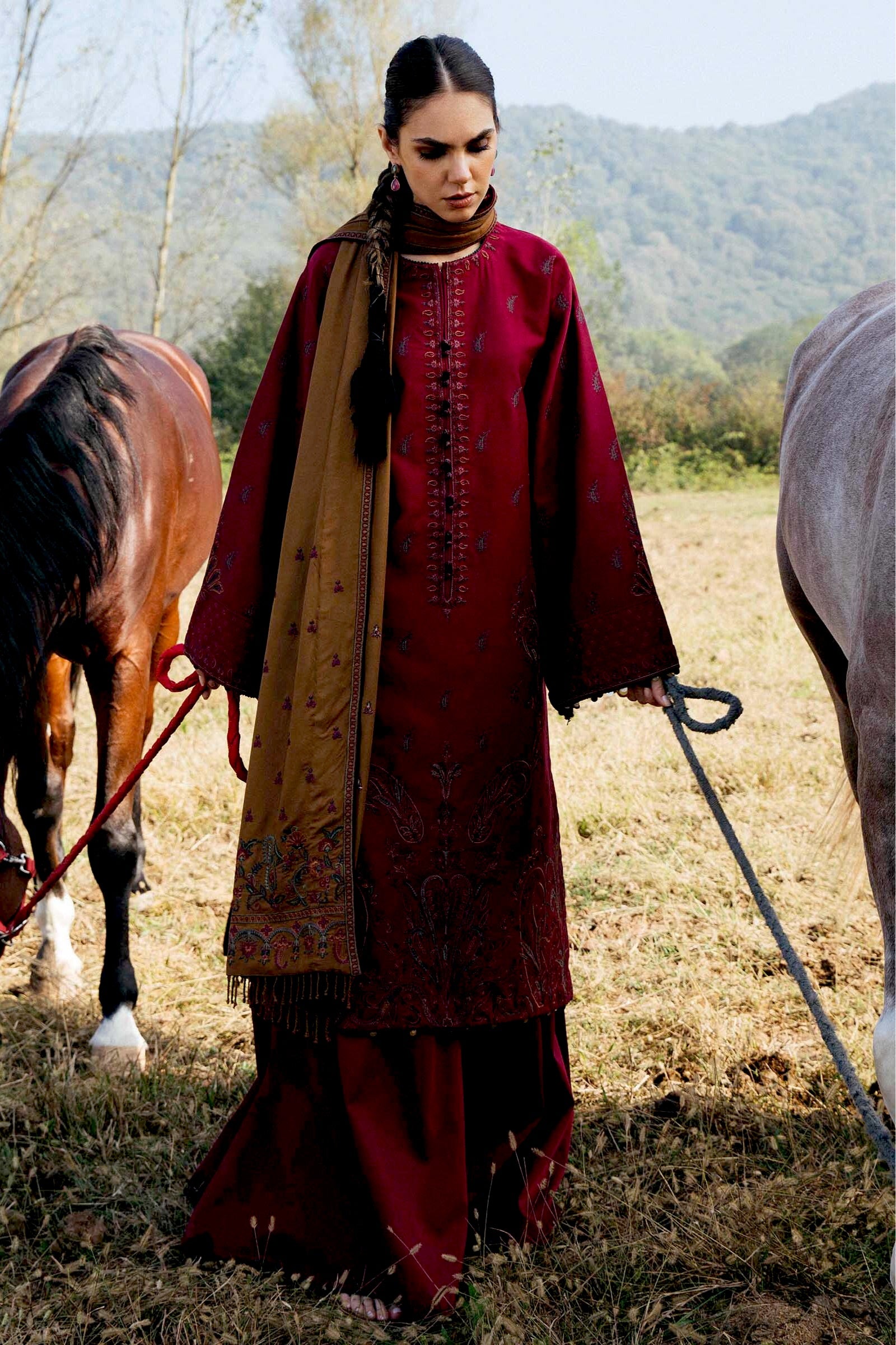 Zara Shahjahan | Winter 24 |  FARIDEH-D1