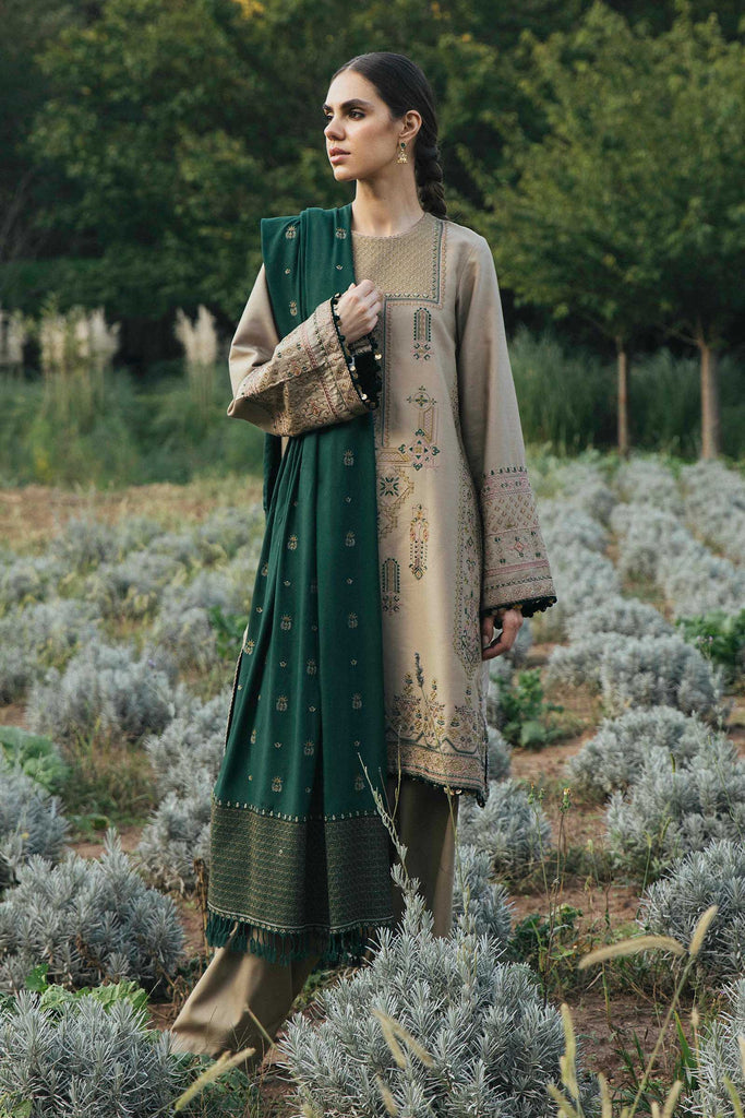 Zara Shahjahan Winter Collection (with Shawl) – Zohra