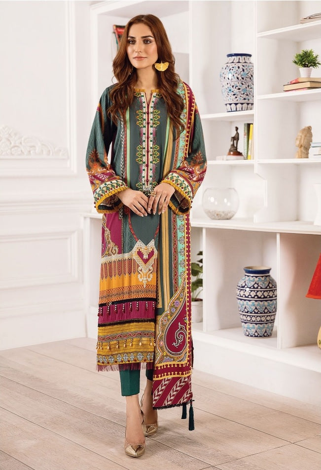 Zareen by Sapphire Embroidered Linen 2PC Collection – Aviana