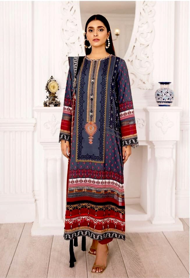 Zareen by Sapphire Embroidered Linen 2PC Collection – Vanille
