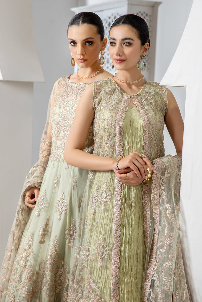 Zarif Pareesia Luxury Formal Wear 2022 – SEAFOAM