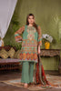 Zebaish Orient Embroidered Lawn Collection – Charming green