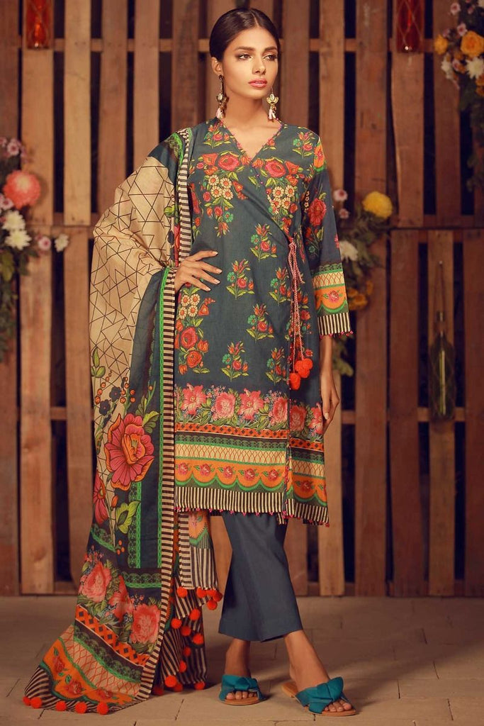 Khaadi Summer Lawn Collection 2018 Vol-2 – A18202 Green