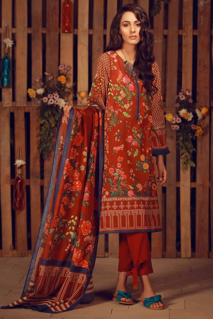 Khaadi Summer Lawn Collection 2018 Vol-2 – A18203 Maroon