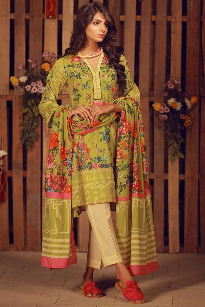 Khaadi Summer Lawn Collection 2018 Vol-2 – A18203 Green