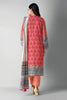 Khaadi Printed 3 Piece Lawn Suit – A210508 Orange