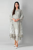 Khaadi Printed 3 Piece · Full Suit – A210525 Beige