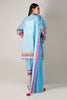 Khaadi Spring Collection 2021 – 3PC Suit · Printed Suit · A21107 Blue