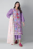 Khaadi Spring Collection 2021 – 3PC Suit · Printed Suit · A21109 Purple