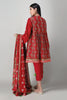 Khaadi Spring Collection 2021 – 3PC Suit · Printed Suit · A21124 Red