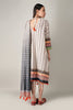 Khaadi Spring Collection 2021 – 3PC Suit · Printed Suit · A21127 Off-white