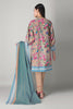 Khaadi Printed 3 Piece Khaddar Suit – AK20418 Beige
