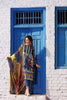 Gul Ahmed Summer Premium Collection – Royal Blue 3 Pc Embroidered Silk AS-13