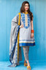 Khaadi Tropical Escape Lawn Collection 2018 – B18105 Grey 3Pc