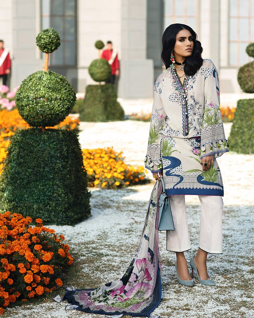 Zaha's Wonderland Spring/Summer Lawn Collection 2019 – 04A - Aiko