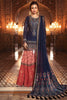MARIA.B. MBROIDERED Luxury Eid Collection 2018 Vol-1 – Sapphire Blue & Coral (BD-1308)