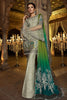 MARIA.B MBROIDERED Eid Collection 2018 Vol. 2 – Steel & Peacock Green (BD-1406)