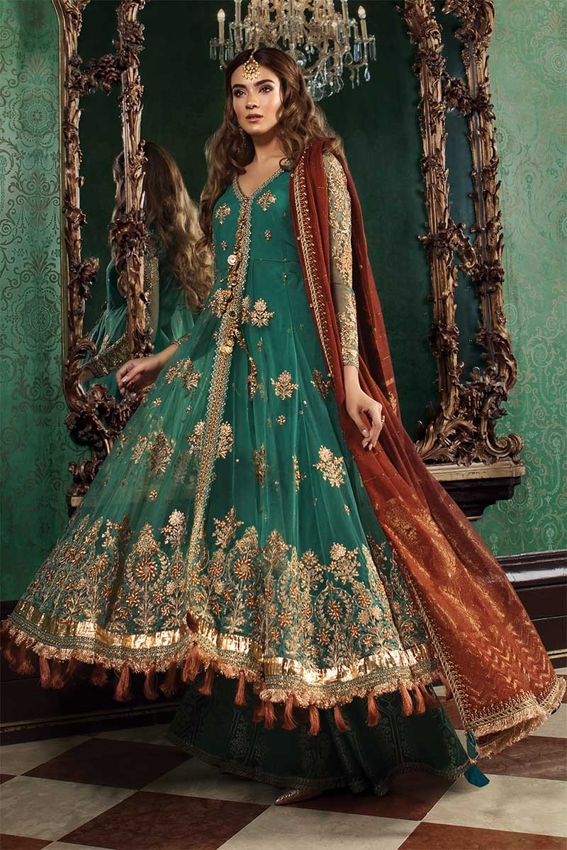 Emerald Green Maria B Mbroidered Wedding Edition 2018 B Mbroidered Wedding Edition 2024 Pakistani Clothes Emerald Green Maria B Mbroidered Wedding Edition 2018 B Mbroidered Wedding Edition 2024 Pakistani Clothes