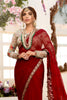 MARIA.B MBROIDERED Eid Collection 2021 – Deep red and Beige (BD-2107)