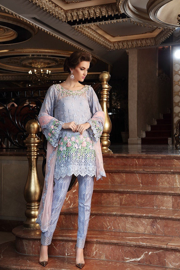 MARIA.B. MBROIDERED Wedding Edition – Lilac - BD-907 - YourLibaas
 - 1