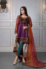 MARIA.B MBROIDERED Wedding Edition – Plum & Maroon (BD-1205)