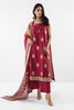 Khaadi Everyday Essentials 3 Piece Suit – BLA22229 Red
