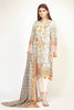Khaadi The Tale of Spring Lawn Collection 2019 – BR19101 Grey 3Pc