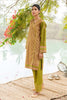 Gul Ahmed Summer Basic Lawn 2021 · 2PC Unstitched Gold & Lacquer Printed Shirt With Gold Printed Trouser TL-299