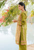 Gul Ahmed Summer Basic Lawn 2021 · 2PC Unstitched Gold & Lacquer Printed Shirt With Gold Printed Trouser TL-299